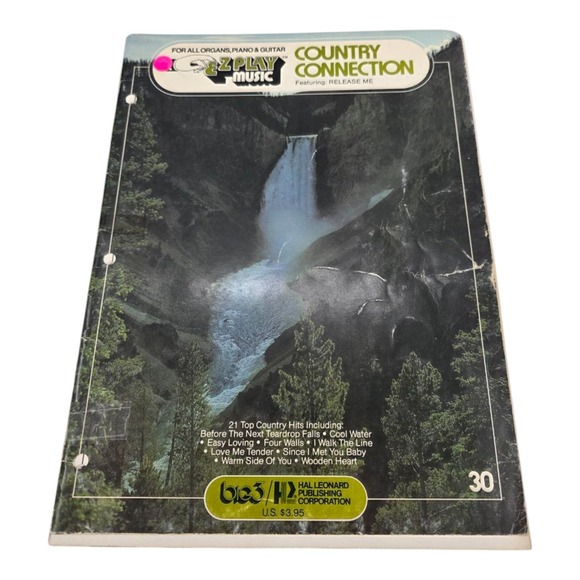 EZ Play Music 30 Country Connection Featuring Release Me Vintage Music Book - Picture 1 of 3